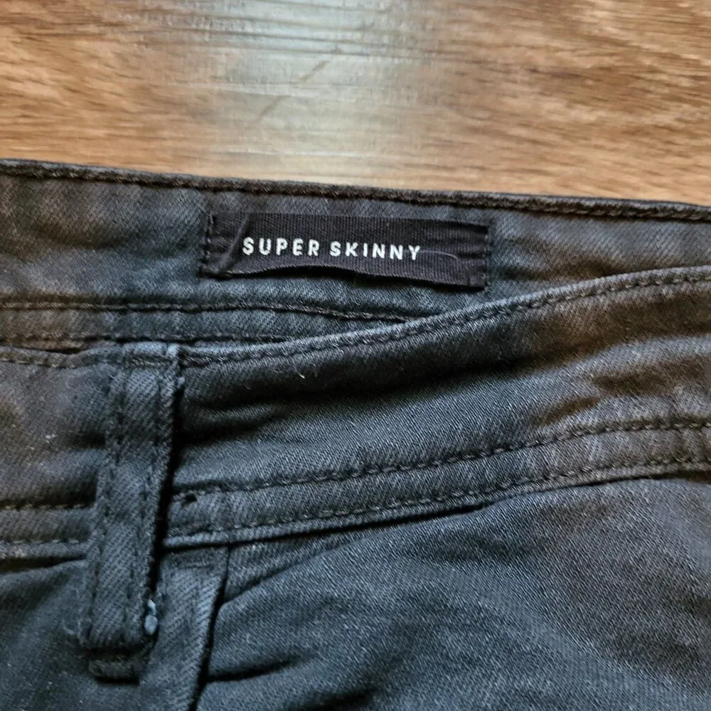 Cotton On Black Super Skinny Jean Pants, Men's Size 32x32